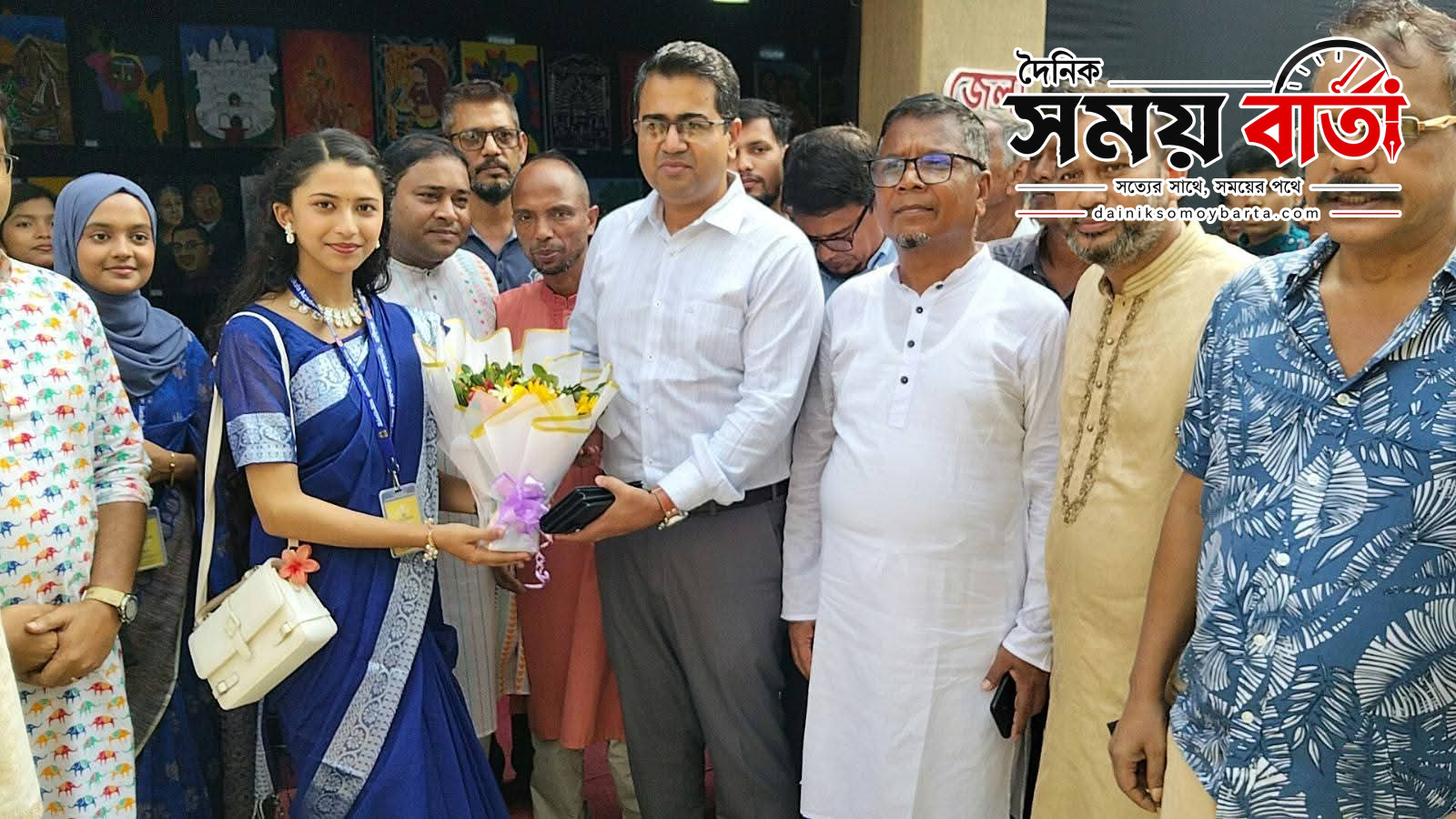 হবিগঞ্জে শুরু হলো ৩দিনব্যাপী চারুকলা প্রদর্শনী, কর্মশালা ও প্রতিযোগিতা