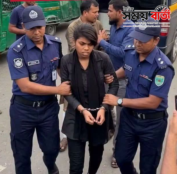 সিএনজি চালককে নির্যাতনকারী মহিলা পুলিশের জালে