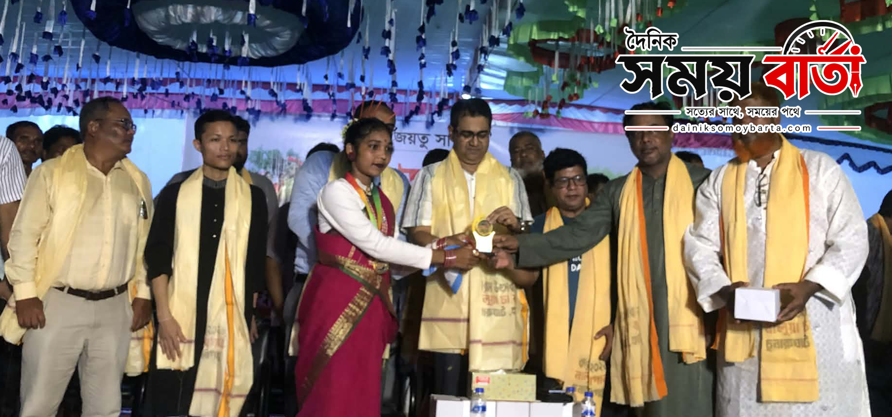 ঝাঁক জমক আয়োজনে সম্পন্ন হল নালুয়া চা বাগানে কারাম উৎসব