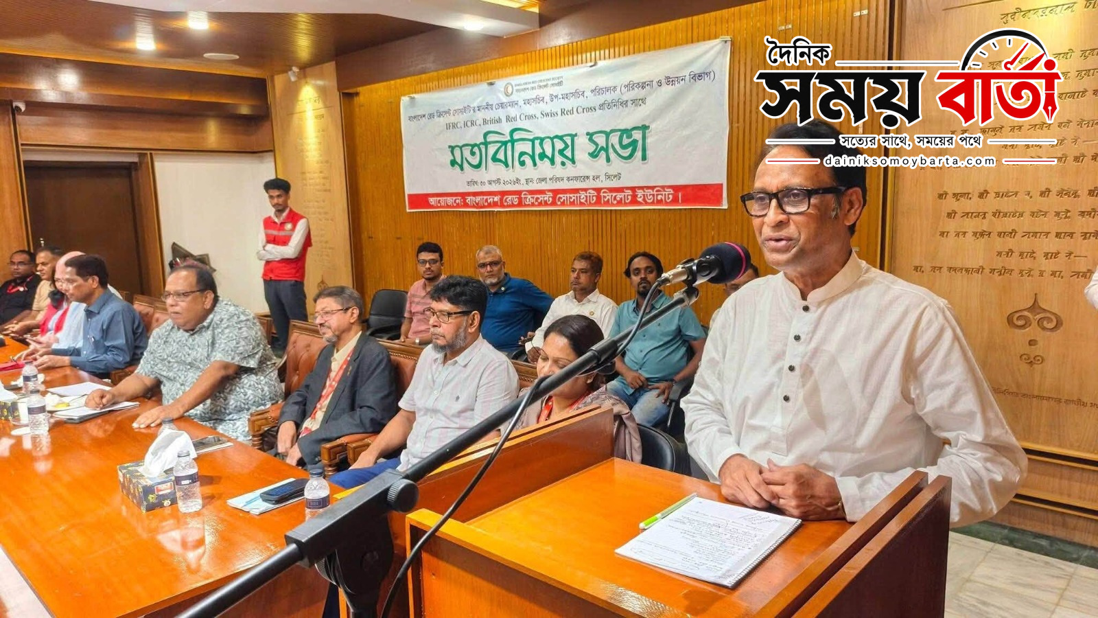 সিলেট রেড ক্রিসেন্টের ‘মডেল ব্রাঞ্চ ইনিশিয়েটিভস’-এর ভিত্তিপ্রস্তর উদ্বোধন
